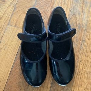 Kids tap shoes black size 9 1/2